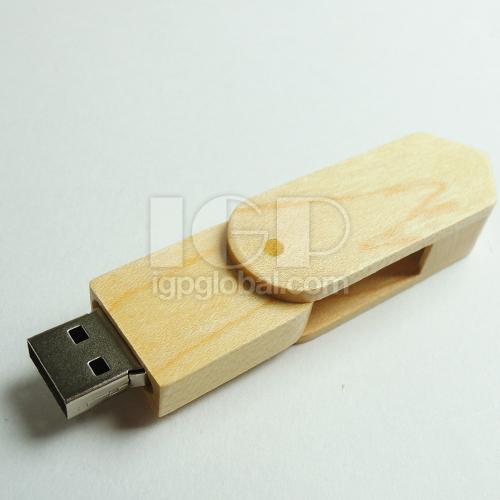 IGP(Innovative Gift & Premium)|旋轉木質USB儲存器