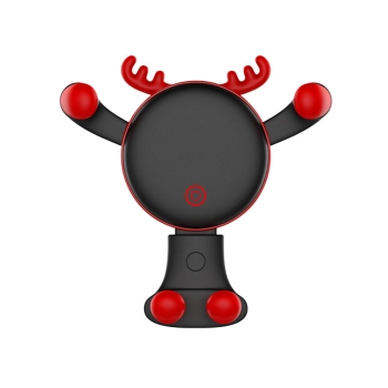 Santa claus and deer creative phone holder
