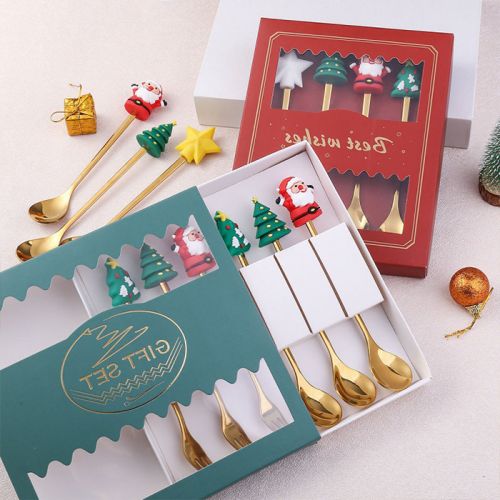 IGP(Innovative Gift & Premium) | Christmas Decorated Handle Cutlery Gift Set