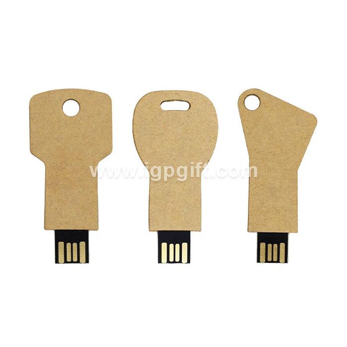 IGP(Innovative Gift & Premium) | Eco-friendly paper key shape USB