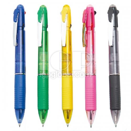 IGP(Innovative Gift & Premium) | Push Type Transparent Pole 2 + 1 Pen
