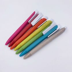 Push-type Eco-friendly Wheat Pen