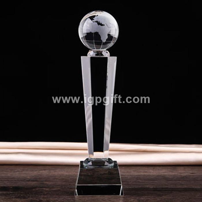 IGP(Innovative Gift & Premium) | Earth Microphone Crystal Trophy