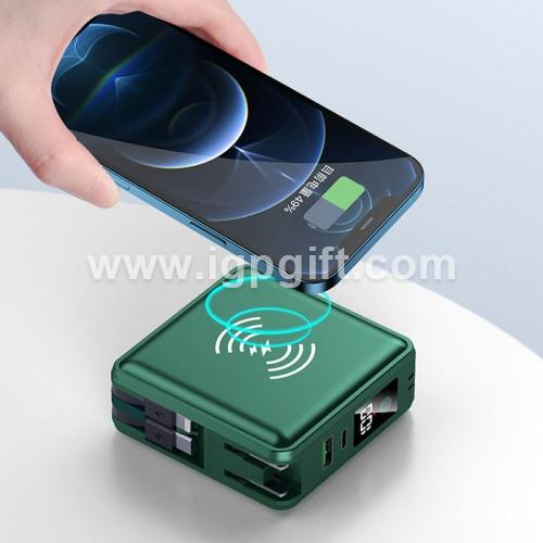 IGP(Innovative Gift & Premium)|15000毫安五合一无线自带插头充电宝