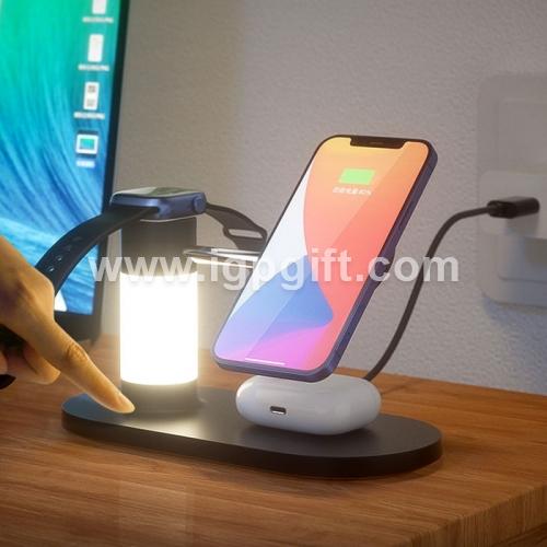 IGP(Innovative Gift & Premium) | 4in1 Multi-functional Wireless Charging Base with Light