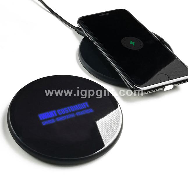 IGP(Innovative Gift & Premium) | Tempered Glass Light Emitting Wireless Charger