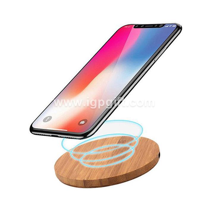 IGP(Innovative Gift & Premium) | Bamboo wireless charger—various shapes