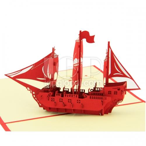 IGP(Innovative Gift & Premium) | 3D Sailboat Greeting Card