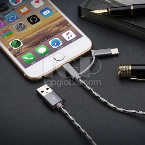 IGP(Innovative Gift & Premium) | 3 in 1 Apple/ Android dual purpose connector data line 