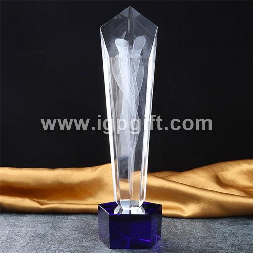 IGP(Innovative Gift & Premium)|內雕煙紋水晶獎盃
