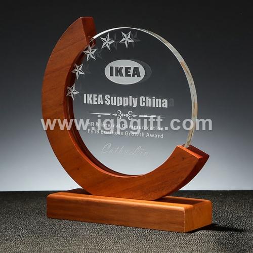 IGP(Innovative Gift & Premium) | Solid wood base trophy
