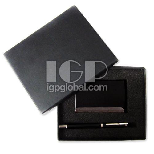IGP(Innovative Gift & Premium) | Cardholder+Roller Pen Business Set