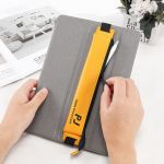 PU Leather Touch Pen Sleeve with Elastic Band