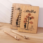 Creative wooden notebook