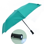 Automatic Folding Advertising Umbrella with Flashlight