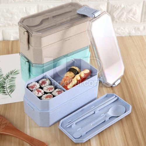 IGP(Innovative Gift & Premium) | Wheat Double Layer Lunch Box