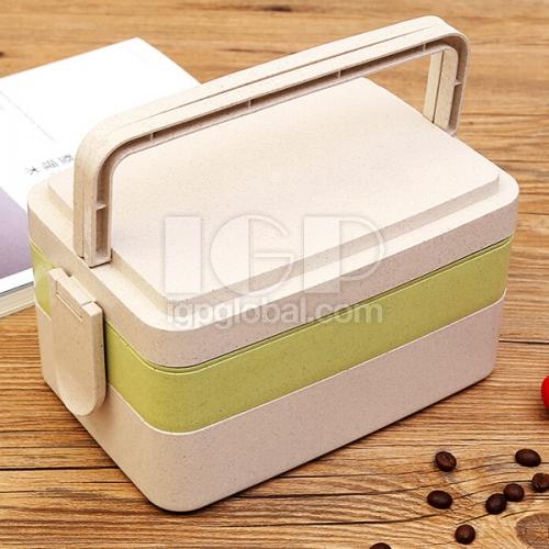 IGP(Innovative Gift & Premium) | Wheat Three-layer Lunch Box