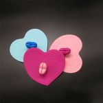 Heart-shaped Silicone Coaster
