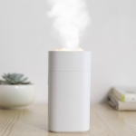 Multi-functional snow mountain night light with anion humidifier
