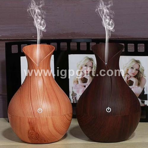 IGP(Innovative Gift & Premium) | Wooden vase style humidifier aroma diffuser