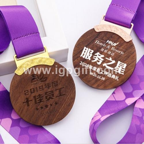 IGP(Innovative Gift & Premium) | Solid Wood Personalized Medal