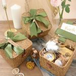 Woven Bamboo Basket Gift Box