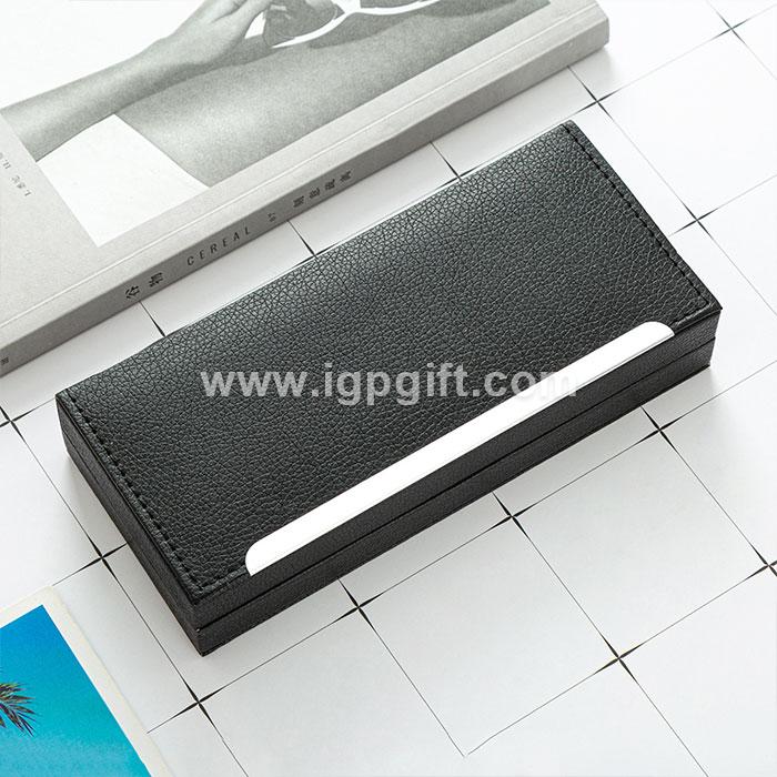 IGP(Innovative Gift & Premium) | Leather clamshell pen box