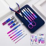 Gradient Color Stainless Steel Nail Beauty Set