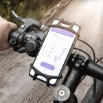矽膠拉釦式自行車手機支架