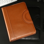 Leather loose-leaf notebook portable folder