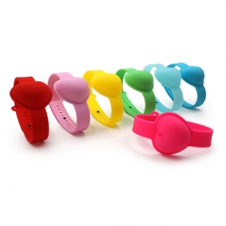Candy Color Silicone Hand Sanitizer Bracelet 