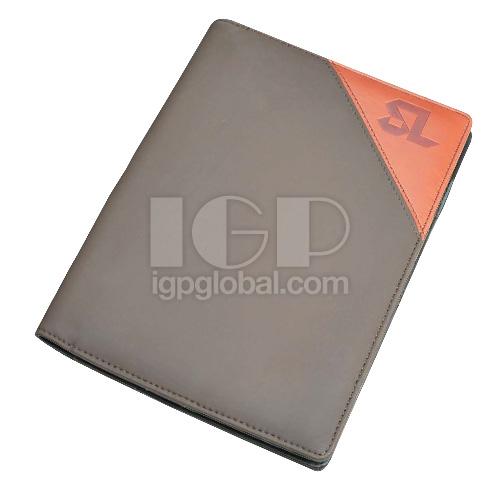 IGP(Innovative Gift & Premium)|雙色拼色搭配皮製筆記本
