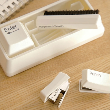 Mini Keyboard Shape Stationary Set