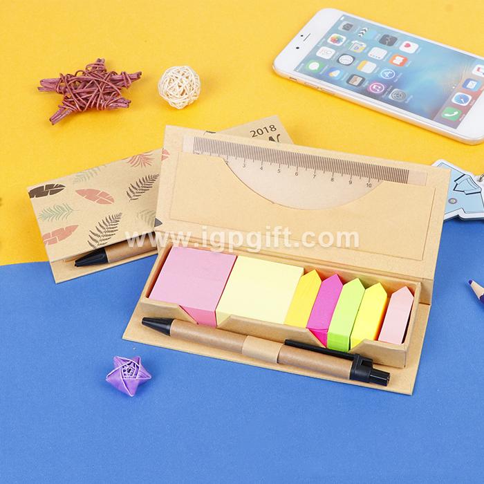 IGP(Innovative Gift & Premium) | Eco Memo Pad With Pen and Ruler