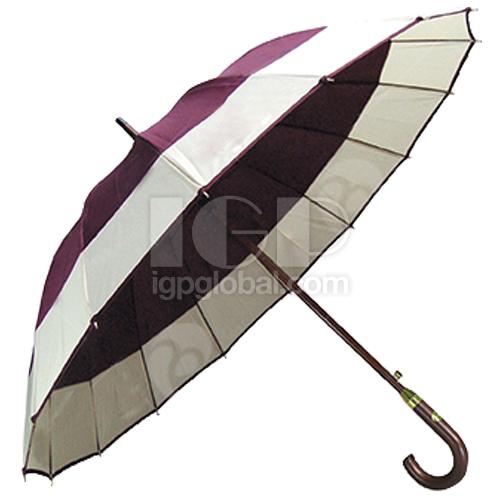 IGP(Innovative Gift & Premium) | 16-bone Double Color Straight Rod Umbrella