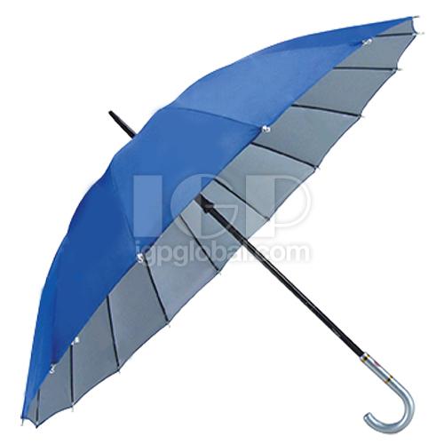 IGP(Innovative Gift & Premium)|16骨銀膠內層直桿雨傘