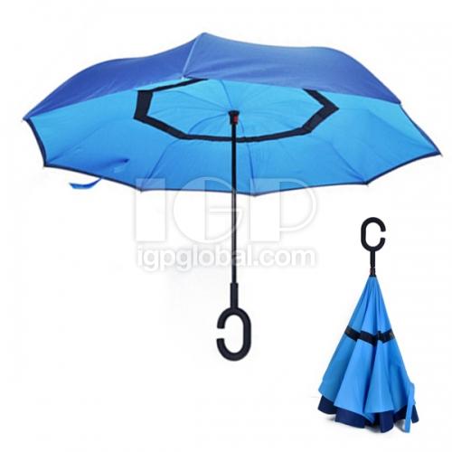 IGP(Innovative Gift & Premium)|C型柄網紗反向傘