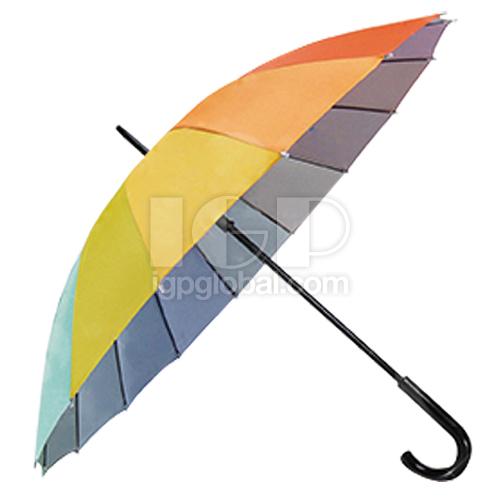 IGP(Innovative Gift & Premium) | 16-bone Rainbow Elargol Inner Straight Rod Umbrella