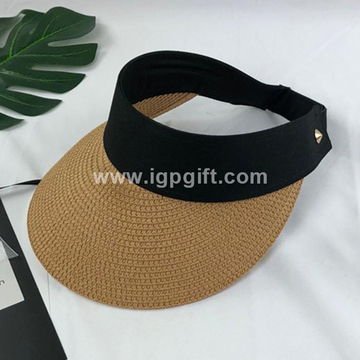 IGP(Innovative Gift & Premium)|空頂草編鴨舌太陽帽子