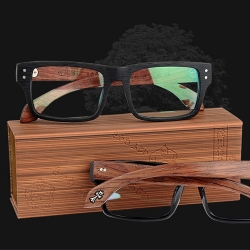 復古木质眼镜盒