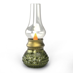 Vintage Blow-Control Kerosene Lamp