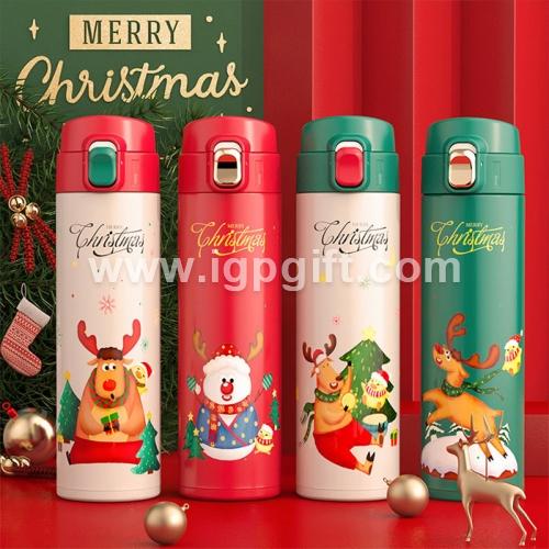 IGP(Innovative Gift & Premium) | 450ML Christmas Flip Lid Vacuum Cup