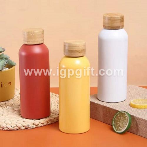 IGP(Innovative Gift & Premium) | Stainless Steel Vacuum Water Bottle with Bamboo Lid
