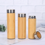 Creative Stainless Steel Bamboo Thermal Cup