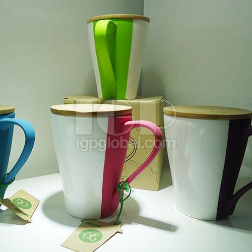 IGP(Innovative Gift & Premium) | Wooden Lid Ceramic Mug