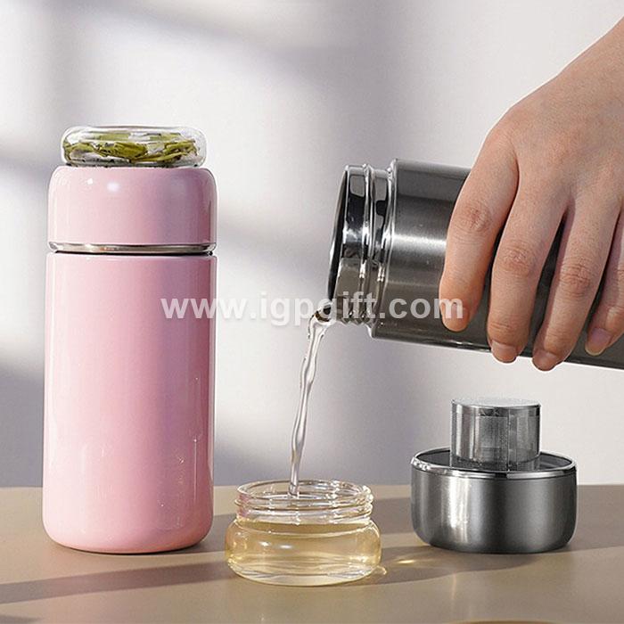 IGP(Innovative Gift & Premium) | Stainless steel cup with separation of tea and water