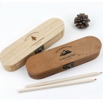 环保原木木笔盒