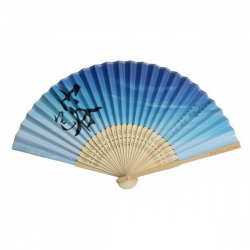 Bamboo Handle Folding Fan