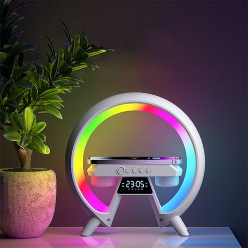 IGP(Innovative Gift & Premium) | Multi Function Wireless Charger Bluetooth Speaker with Ambient Lighting