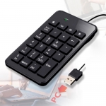 Wired digital mini keyboard for accountant